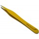 Beauty Tools Point Ingrown Hair Tweezers Yellow