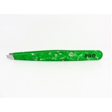 Pro Slant Tweezers - Green